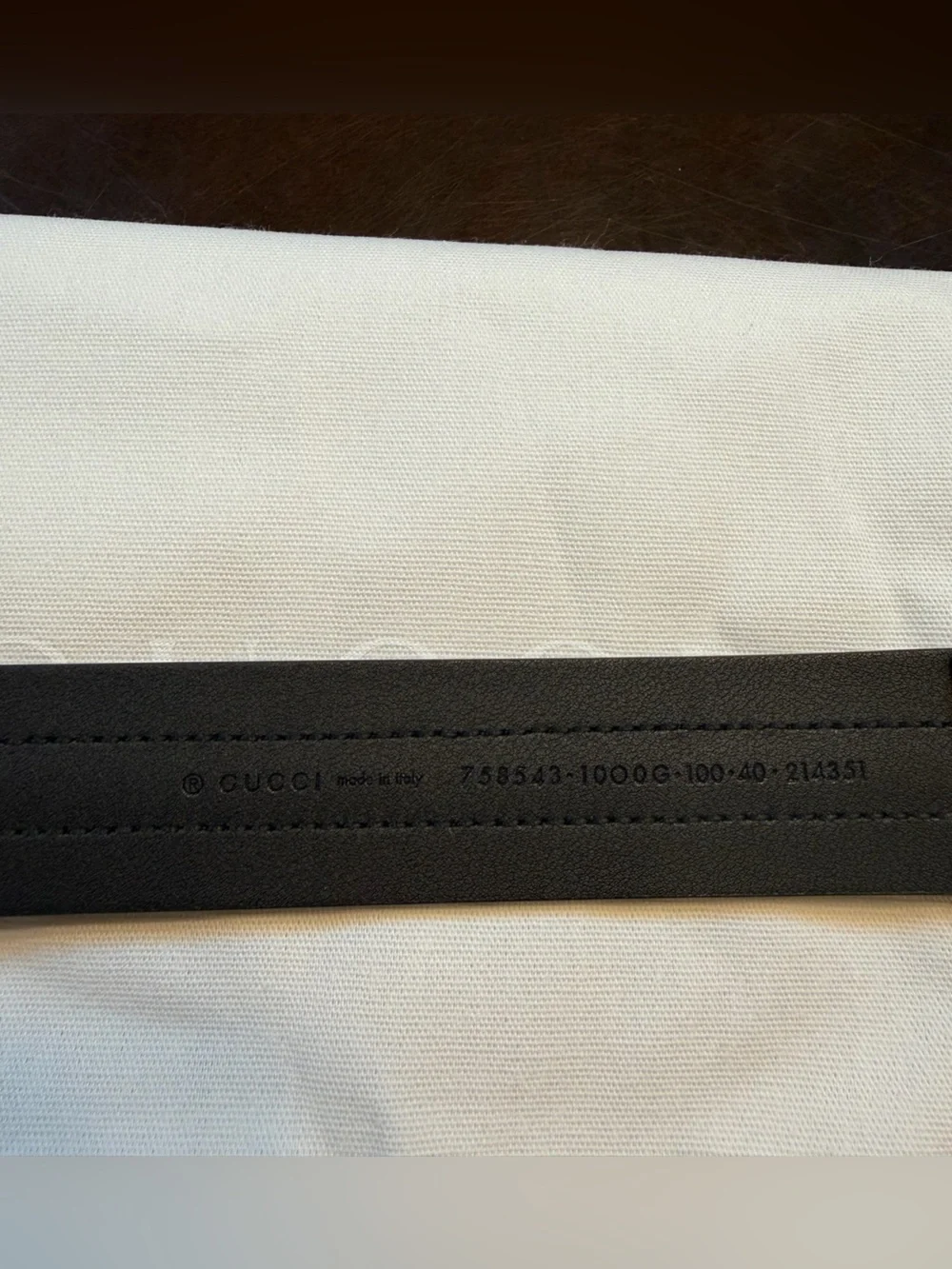 New Gucci Piston Logo Buckle Belt Black Size 40 / 100 cm Fits a Waist 36 - 40